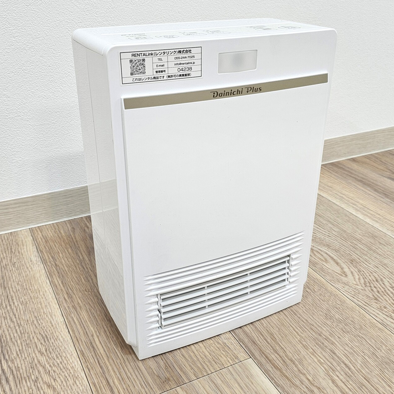 ファンヒーターB（温風式：～6畳用　1,200w相当）